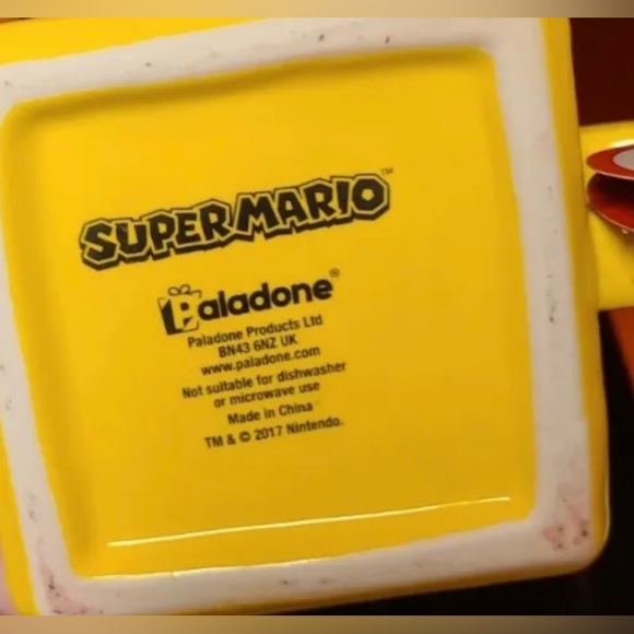 Super Mario Brothers Question Mark Block Ceramic Coffee Mug Paladone NEW! - Picture 5 of 5